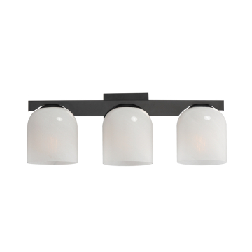 Maxim Lighting Scoop 3-Light Bath Vanity Light - 120V - Black