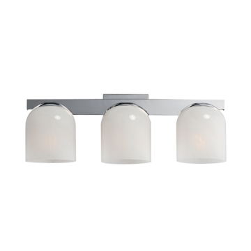 Maxim Lighting Scoop 3-Light Bath Vanity - 120V - Polished Chrome