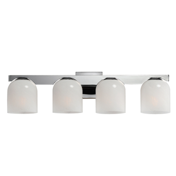 Maxim Lighting Scoop 4-Light Bath Vanity - 120V - Polished Chrome