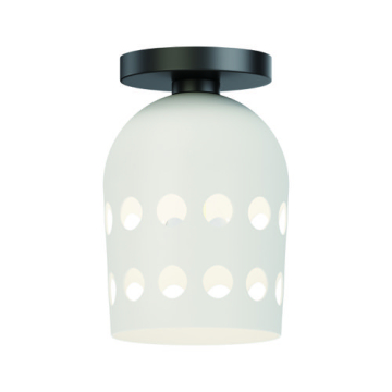 Maxim Lighting Dottie 1-Light Flush Mount - 120V - Black