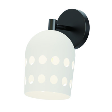 Maxim Lighting Dottie 1-Light Adjustable Sconce - 120V - Black