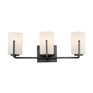 Maxim Lighting Dart 3-Light Bath Vanity Light - 120V - Black