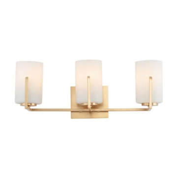 Maxim Lighting Dart 3-Light Bath Vanity Light - 120V - Satin Brass