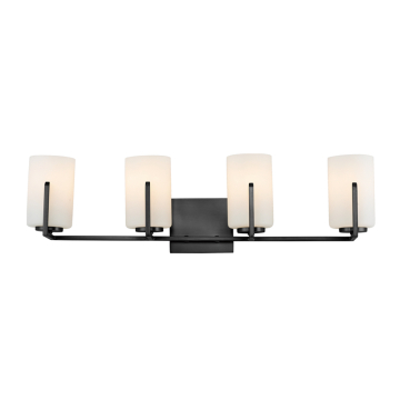 Maxim Lighting Dart 4-Light Bath Vanity Light - 120V - Black