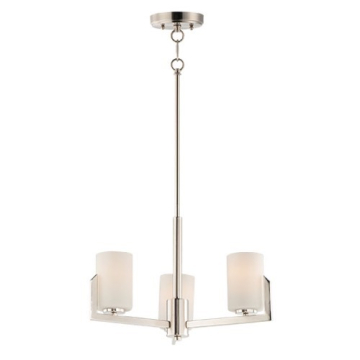 Maxim Lighting Dart 3-Light Chandelier - 120V - Satin Nickel