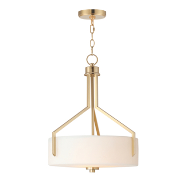 Maxim Lighting Dart 3-Light Pendant - 120V - Satin Brass