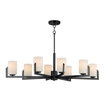 Maxim Lighting Dart 8-Light Chandelier - 120V - Black