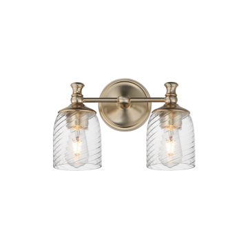 Maxim Lighting Swirl 2-Light Wall Sconce - 120V - Satin Champagne