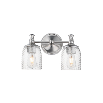 Maxim Lighting Swirl 2-Light Wall Sconce - 120V - Satin Nickel