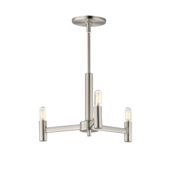 Maxim Lighting Emana 3-Light Chandelier - 120V - Satin Nickel
