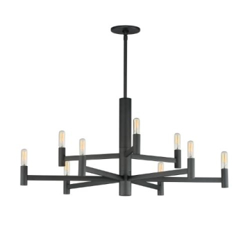 Maxim Lighting Emana 9-Light Chandelier - 120V - Black