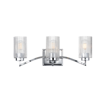 Maxim Lighting Rigata 3-Light Bath Vanity Light - 120V - Polished Nickel