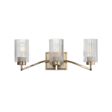 Maxim Lighting Rigata 3-Light Bath Vanity Light - 120V - Satin Champagne