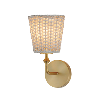 Maxim Lighting Baja 1-Light Sconce - 120V - Natural Aged Brass