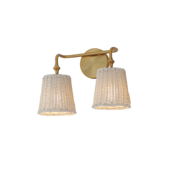 Maxim Lighting Baja 2-Light Sconce - 120V - Natural Aged Brass