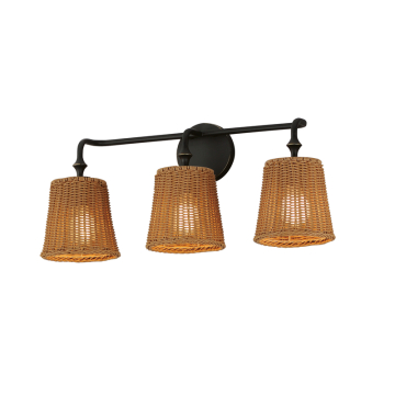 Maxim Lighting Baja 3-Light Bath Vanity Light - 120V - Dark Bronze