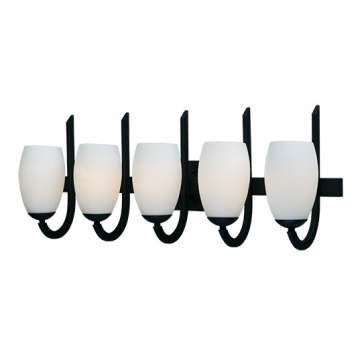 Maxim Lighting Taylor 5-Light Bath Vanity Light - 120V - Textured Black