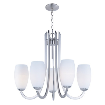 Maxim Lighting Taylor 5-Light Chandelier - 120V - Satin Nickel