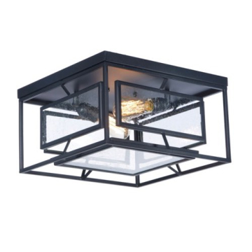 Maxim Lighting Era 2-Light Flush Mount - 120V - Black