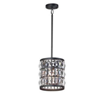 Maxim Lighting Madeline 1-Light Mini Pendant - 120V - Black