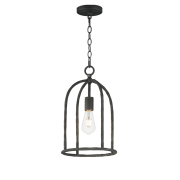 Maxim Lighting Martel 1-Light Pendant - 120V - Blacksmith