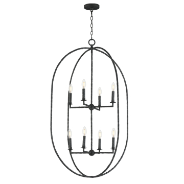 Maxim Lighting Martel 8-Light Pendant - 120V - Blacksmith