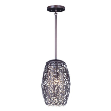 Maxim Lighting Arabesque 1-Light Mini Pendant - 120V - Oil Rubbed Bronze