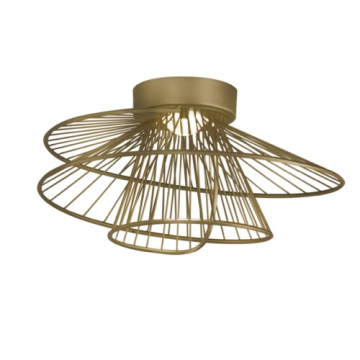 Maxim Lighting Zeta LED Flush Mount - 3000K - 120V - Natural Aged Brass