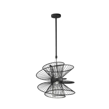 Maxim Lighting Zeta Medium LED Pendant - 3000K - 120V - Black