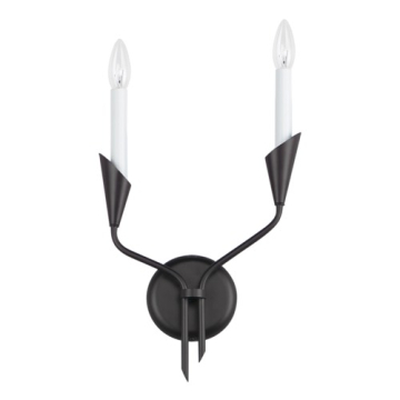 Maxim Lighting Calyx 2-Light Sconce - 120V - Black