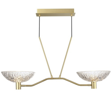 Maxim Lighting Metropolis LED Linear Pendant - 3000K - 120V - Satin Brass