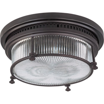 Maxim Lighting Hi-Bay 2-Light Flush Mount - 120V - Bronze