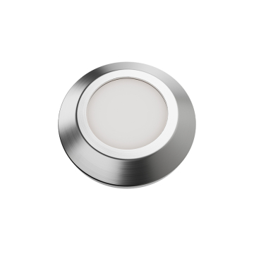 WAC Lighting 2" LED Round Surface Mounted Indicator Light - 2.8W - 2700K - 12V - Stainless Steel