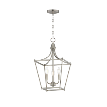 Maxim Lighting Clifton 3-Light Pendant - 120V - Satin Nickel