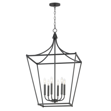 Maxim Lighting Clifton 6-Light Pendant - 120V - Black
