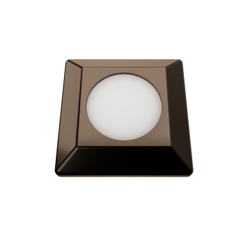 WAC Lighting 2" LED Square Surface Mounted Indicator Light - 120 Lumens - 2.8W - 2700K - 12V - Bronze