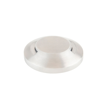 WAC Lighting 2" LED Round Bi-Directional Top Surface Mounted Indicator Light - 5 Lumens - 2.8W - 2700K - 12V - Stainless Steel