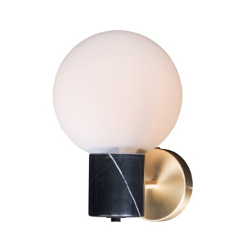 Maxim Lighting Vesper 1-Light Wall Sconce - 120V - Satin Brass / Black