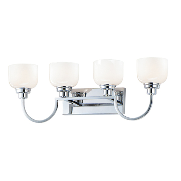Maxim Lighting Swale 4-Light Bath Vanity Light - 120V - Polished Chrome