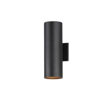 Maxim Lighting Outpost 2-Light 15" Outdoor Wall Sconce - 120V - Black
