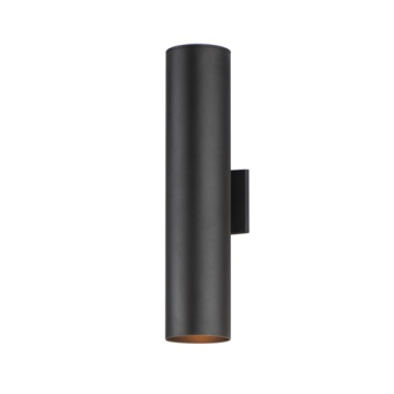 Maxim Lighting Outpost 2-Light 22" Outdoor Wall Sconce - 120V - Black