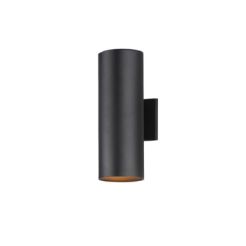 Maxim Lighting Outpost 2-Light 6" x 15" Outdoor Wall Sconce - 120V - Black