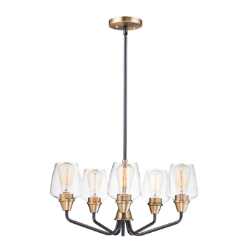 Maxim Lighting Goblet 5-Light Chandelier - 120V - Bronze / Antique Brass