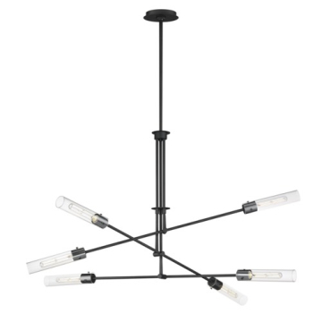 Maxim Lighting Equilibrium 6-Light Pendant - 120V - Black