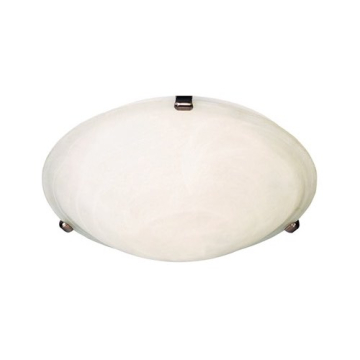Maxim Lighting Malaga 13" 2-Light Flush Mount - Marble Glass Shade - 120V - Oil Rubbed Bronze