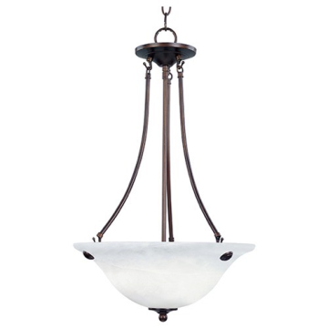 Maxim Lighting Malaga 3-Light Invert Bowl Pendant - 120V - Oil Rubbed Bronze