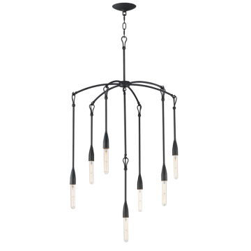 Maxim Lighting Pioneer 7-Light Chandelier - 120V - Anthracite