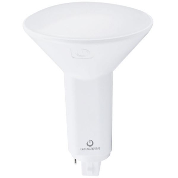 Green Creative 8.5W LED PL Lamp - Universal 2-4 Pin G24/GX24 Base - 4000K - 1,020 Lumens - 120-277V or Ballast Compatible