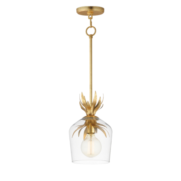 Maxim Lighting Paloma Single Pendant - 120V - Gold Leaf