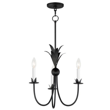 Maxim Lighting Paloma 3-Light Chandelier - 120V - Anthracite